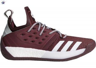 Meilleures Adidas Harden Vol 2 "Mississippi State" Rouge (aq0401)