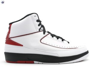Meilleures Air Jordan 2 Retro Qf "2010 Release" Blanc Noir Rouge (395709-101)