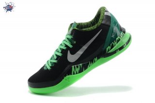 Meilleures Nike Kobe VIII 8 Noir Vert Argent