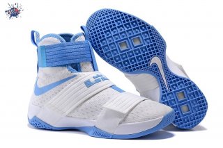 Meilleures Nike Lebron Soldier X 10 Blanc Bleu