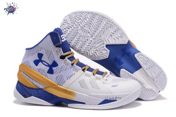 Meilleures Under Armour Curry 2 Blanc Or