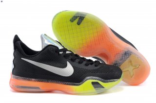 Meilleures Nike Zoom Kobe 10 Noir Gris Jaune Orange