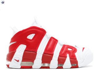 Meilleures Nike Air More Uptempo Blanc Rouge (414962-100)