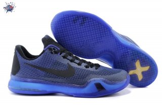 Meilleures Nike Kobe X 10 Pourpre Noir Bleu