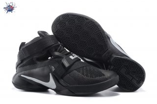 Meilleures Nike Lebron Soldier IX 9 Noir Blanc