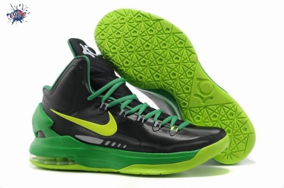 Meilleures Nike KD 5 Noir Vert