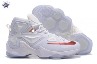 Meilleures Nike Lebron 13 Blanc Rouge