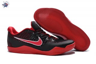 Meilleures Nike Zoom Kobe 11 Elite Noir Rouge Argent